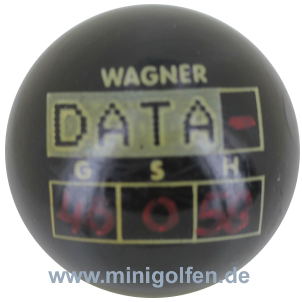 Wagner  DATA 46/0/58 