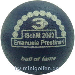 3D BoF ISchM 2003 Emanuele Prestinari