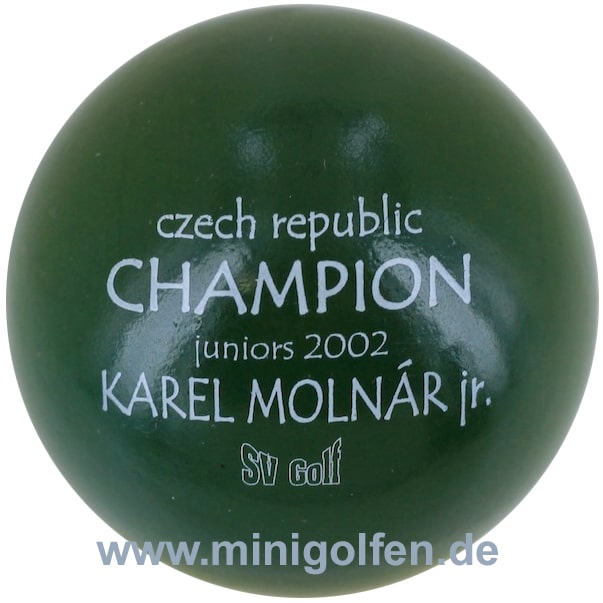 SV Czech Champion juniors 2002 Karel Molnár jr.