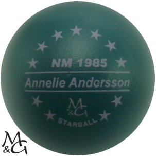 M&G Starball NM 1985 Annelie Andersson