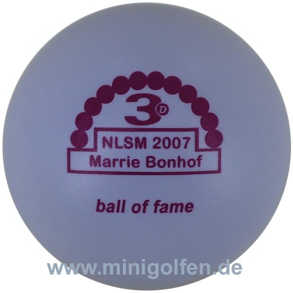 3D BoF NLSM 2007 Marrie Bonhof