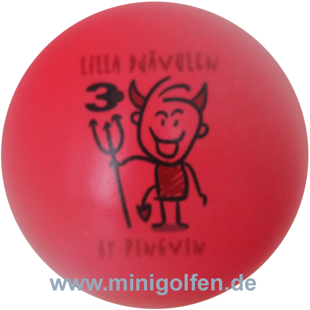 3D Pingvin lilla djävulen