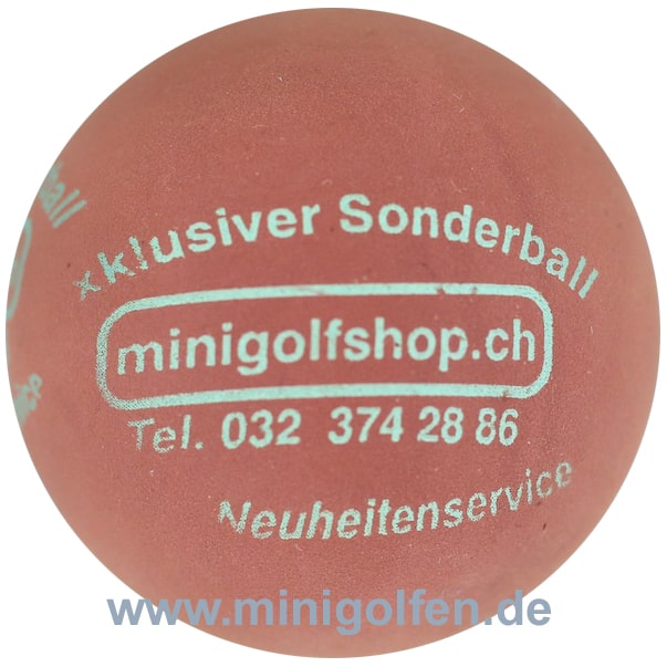 wh-size exkl. Sonderball minigolfshop.ch Rostrot