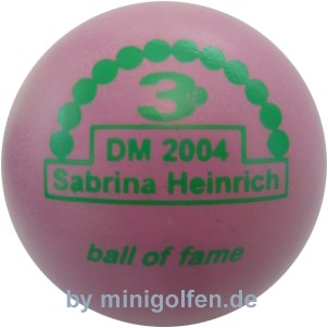 3D BoF DM 2004 Sabrina Heinrich
