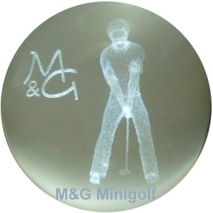 M&G Glasauge "Minigolfer"