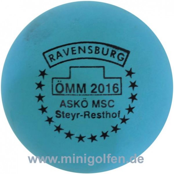 Ravensburg ÖMM 2016 ASKÖ MSC Steyr Resthof