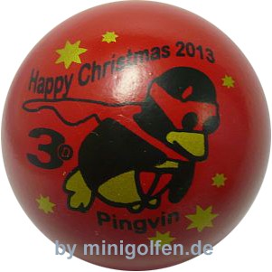 3D Pingvin Happy Christmas 2013