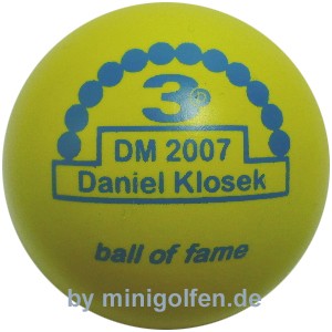 3D BoF DM 2007 Daniel Klosek