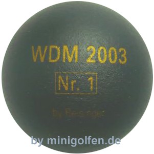 Reisinger WDM 2003 No.1