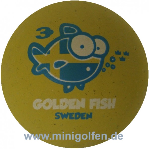 3D Golden Fish Sweden