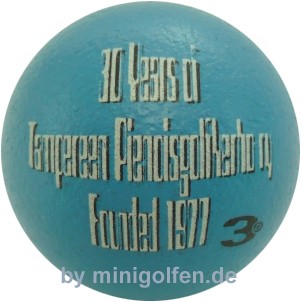 3D 30 years of Tampereen Pienoisgolfkerho